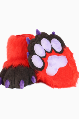 Feet paws with claws